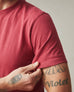 Men's Premium Slub Crew Tee - Poppy
